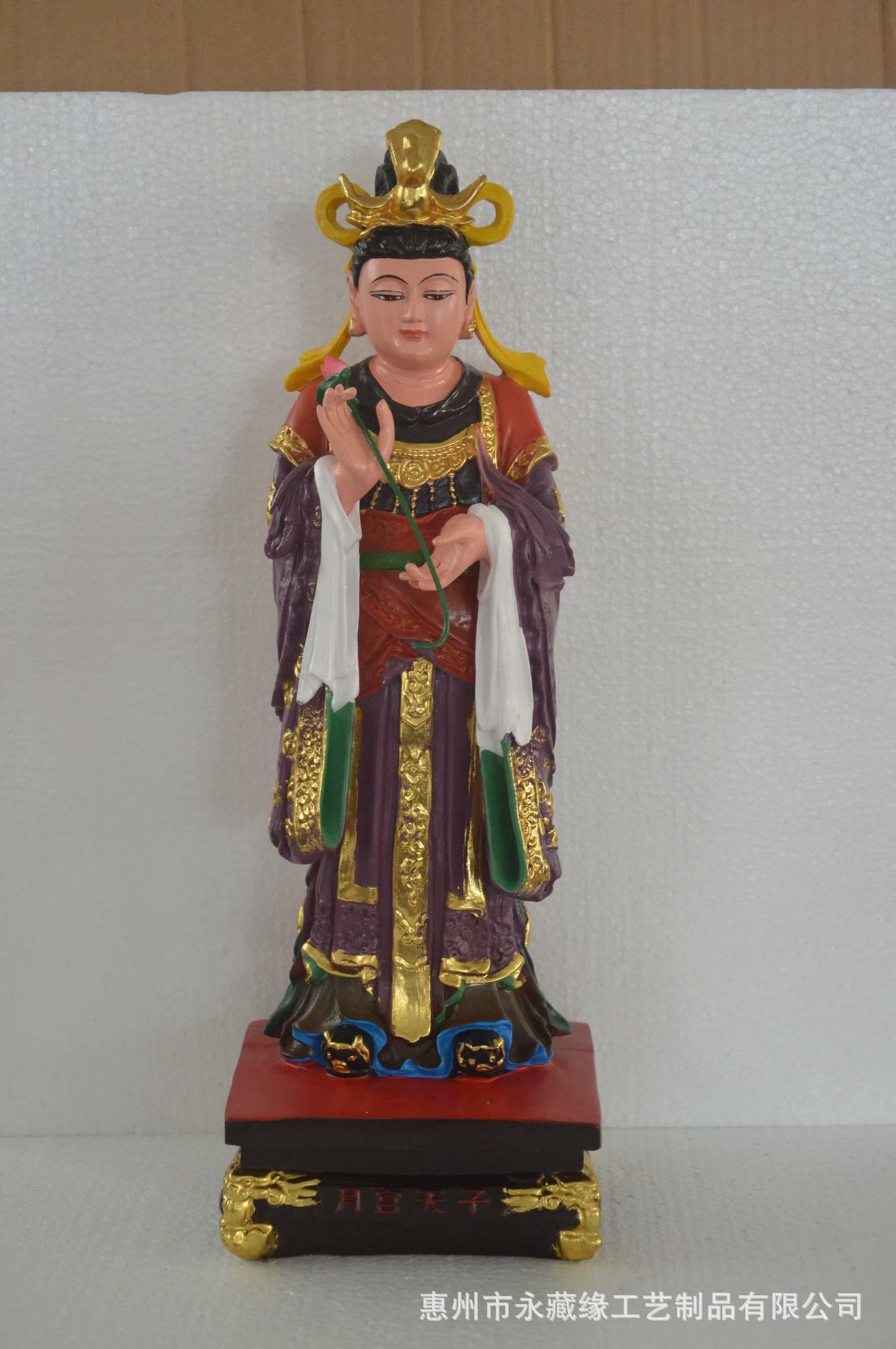 48厘米彩色24諸天樹(shù)脂玻璃鋼工藝品擺件 傳統(tǒng)神韻與現(xiàn)代工藝的完美融合